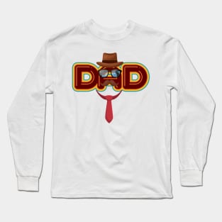 'Retro 70s Dad Style' Awesome 70s Vintage Long Sleeve T-Shirt